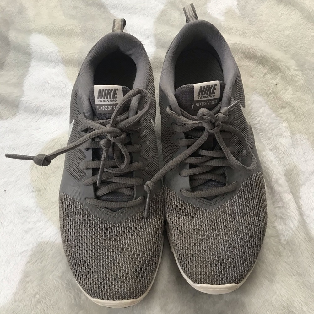 Gray Nike Flex Essential TR Sneakers
